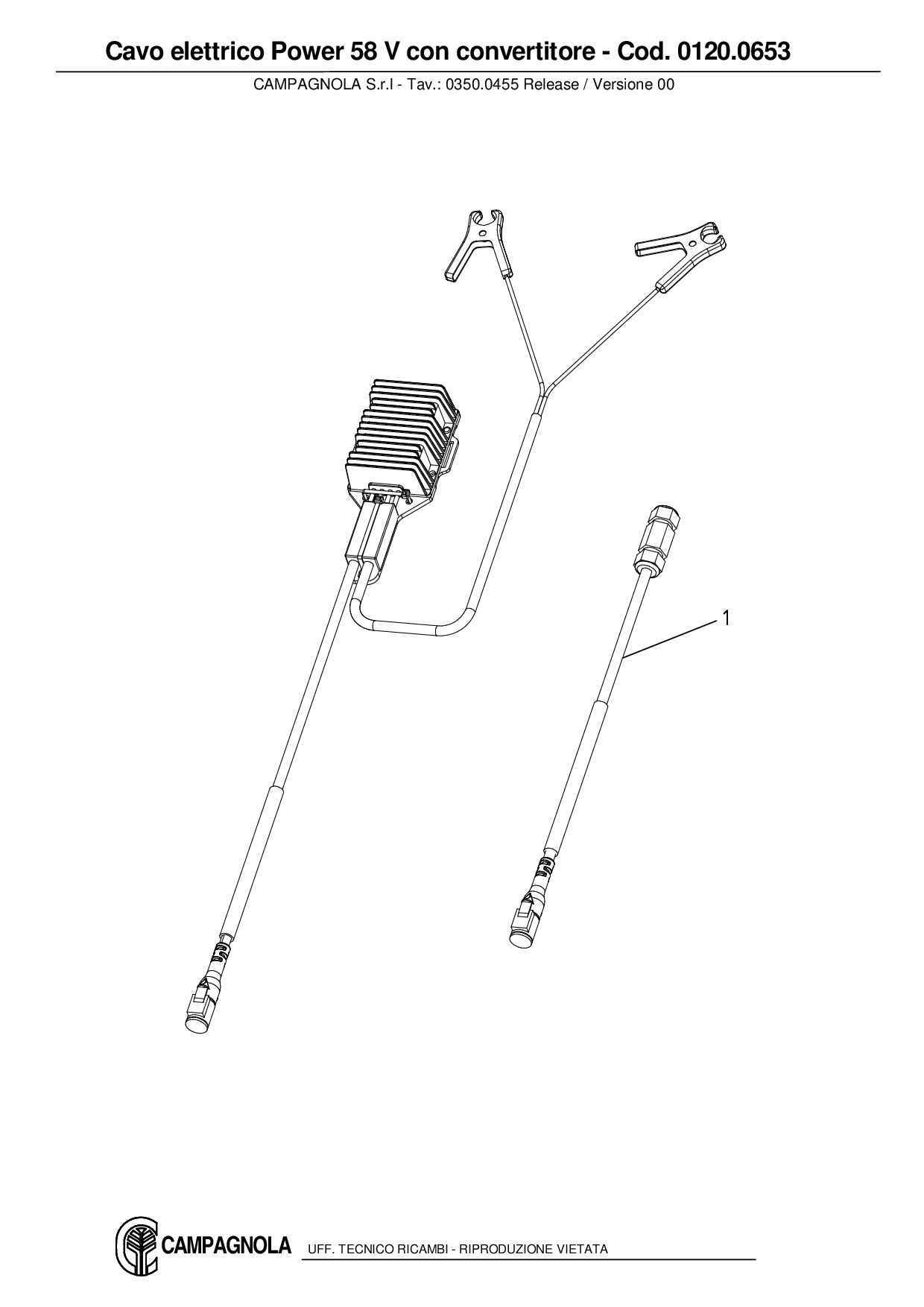 0120.0653_Cavo elettrico Power 58V con convertitore